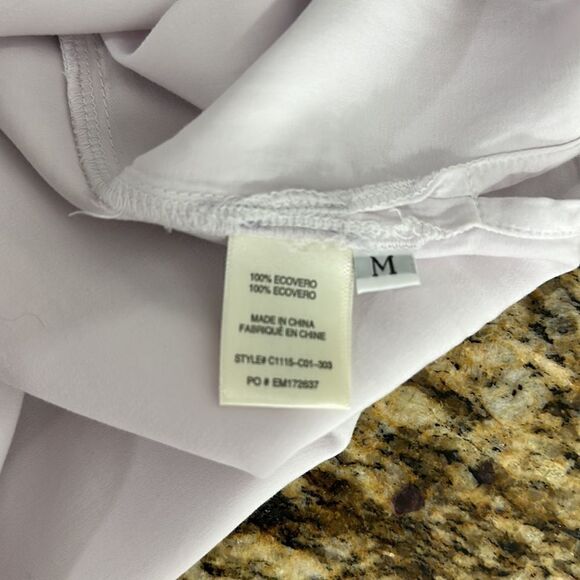 Cloth & Stone Pale Lilac Mock Neck Sleeveless Top Size M - Picture 6 of 10